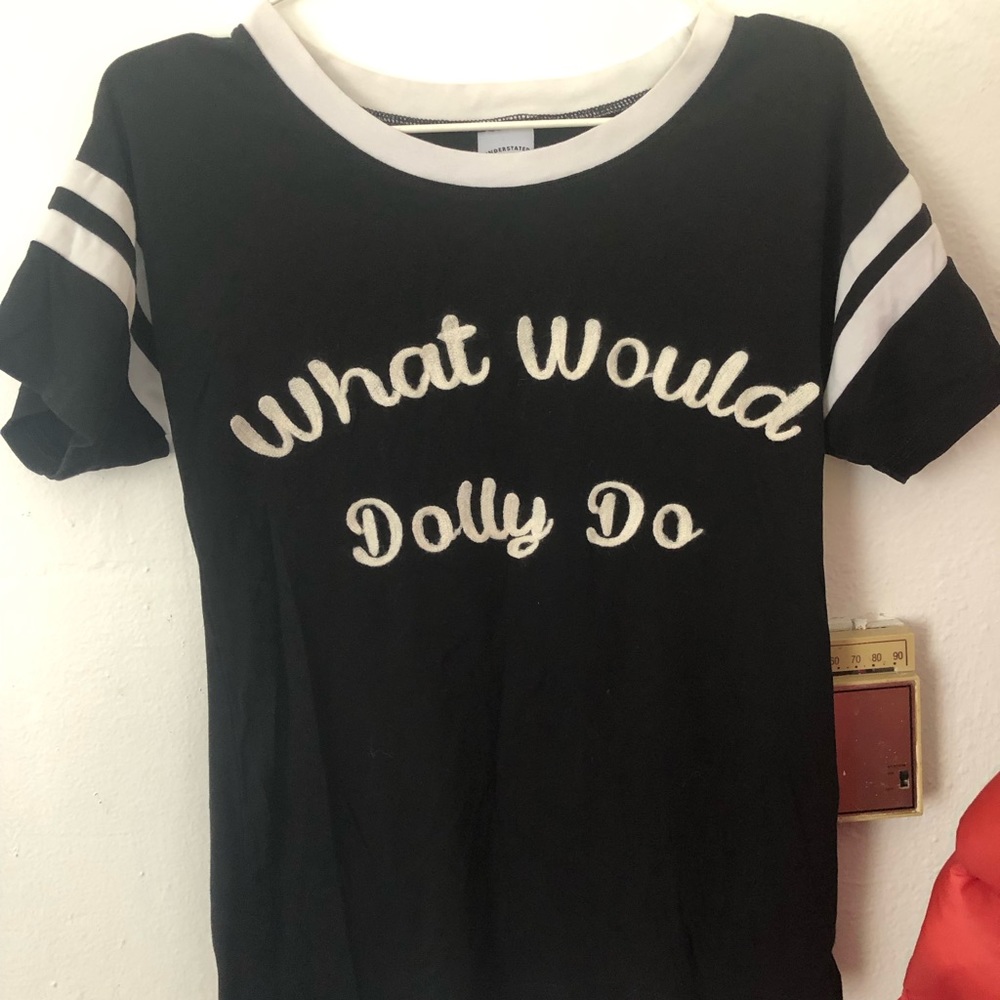 Understated Leather What Would Dolly Do Ringer Tee!